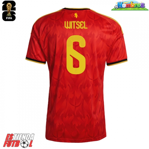 Bélgica Axel Witsel #6 Primera Equipación Mundial 2026 Manga Corta